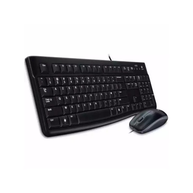 Tastatura + miš Logitech Deluxe MK120 YU, crna