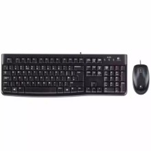 Tastatura + miš Logitech Deluxe MK120 YU, crna