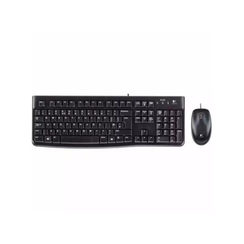 Tastatura + miš Logitech Deluxe MK120 YU, crna