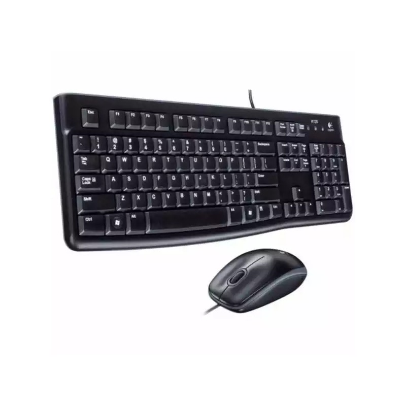 Tastatura + miš Logitech Deluxe MK120 YU, crna