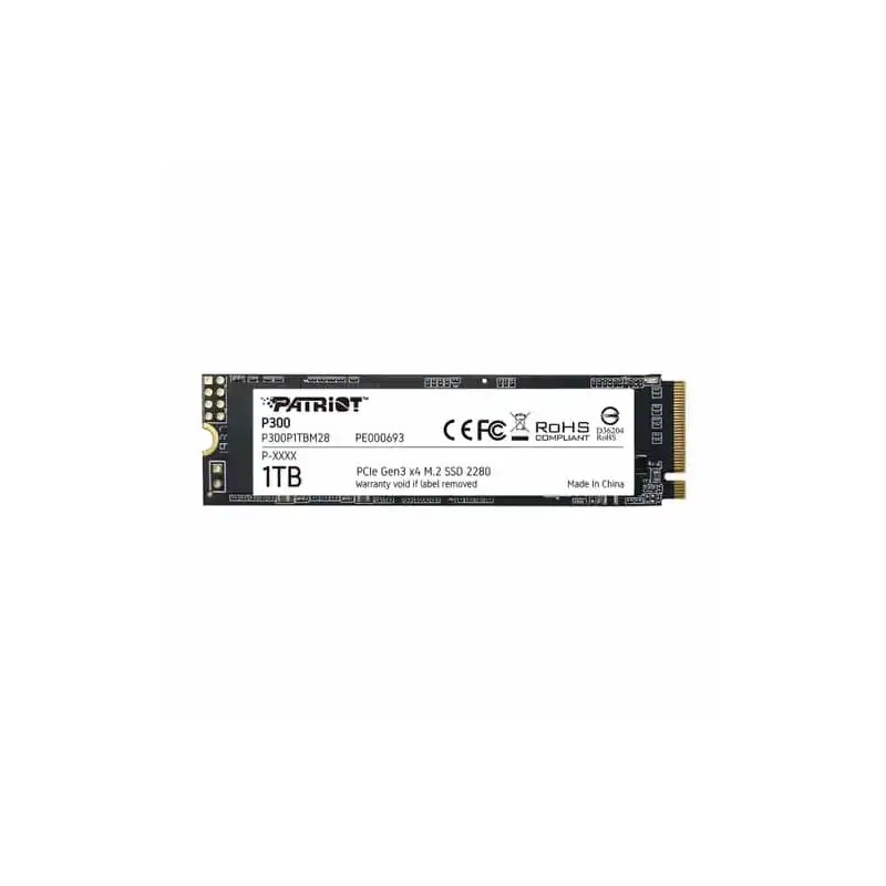 SSD M.2 NVMe 1TB Patriot P300 2100MBs/1650MBs P300P1TBM28