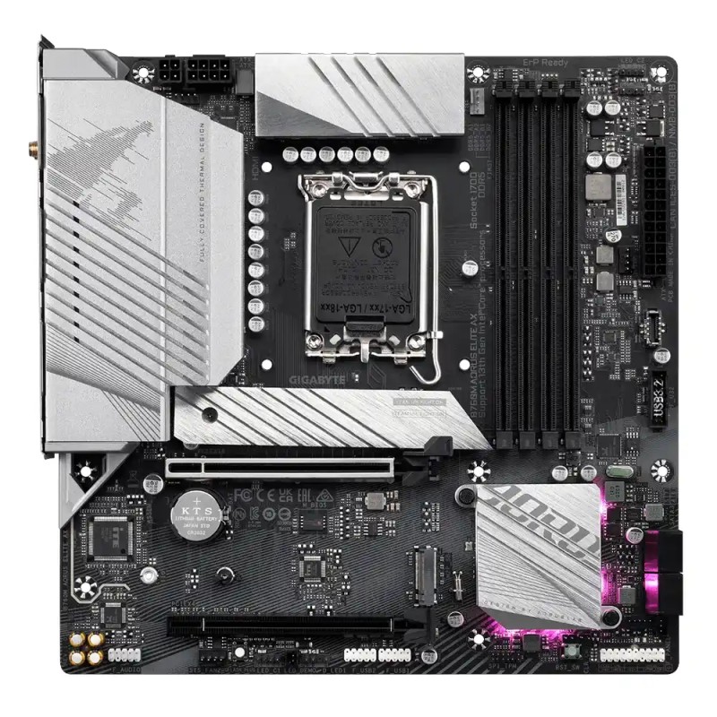 Matična ploča 1700 Gigabyte B760M AORUS ELITE AX DDR5 HDMI/DP/M.2