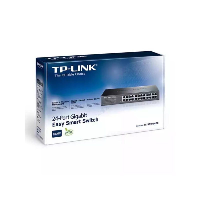 Svič 10/100/1000 24-port Easy Smart TP-Link TL-SG1024DE