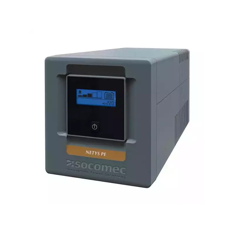 UPS Socomec NeTYS PE 1000VA/600W 230V 50/60Hz AVR, Step wave, LCD displej, RJ45,1xUSB