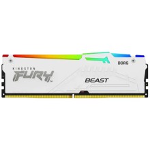 Memorija DDR5 32GB (2x16GB) 5600MHz Kingston Fury Beast RGB XMP KF556C40BWAK2-32 White