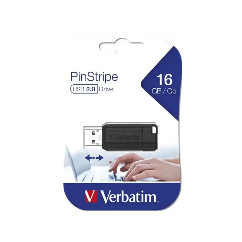 USB Flash 16GB Pinstripe UFV49063 2.0