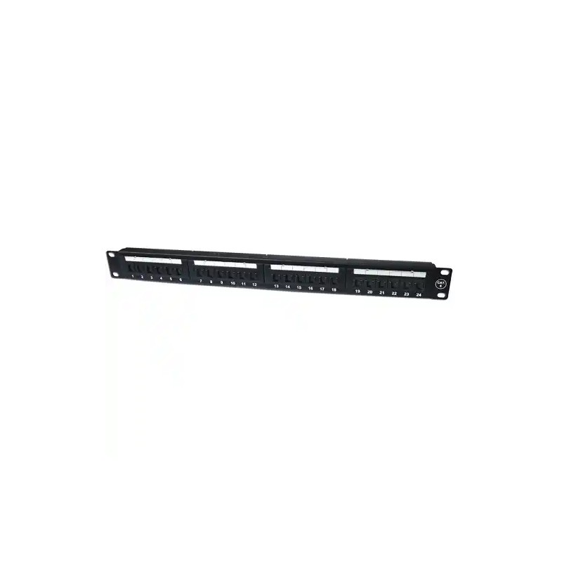 Patch panel 19/0.5U sa 24RJ-45 STP kat.6A Fully Shielded,SP6a-24-0.5U