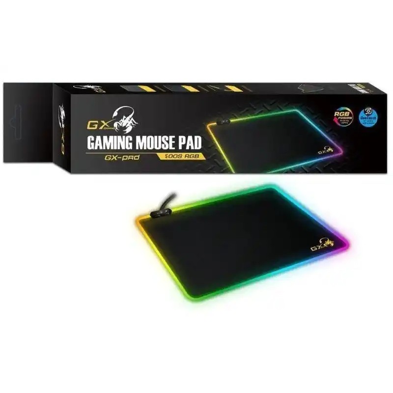 Podloga Gaming Genius GX-Pad 500S RGB Black USB 355x255 mm