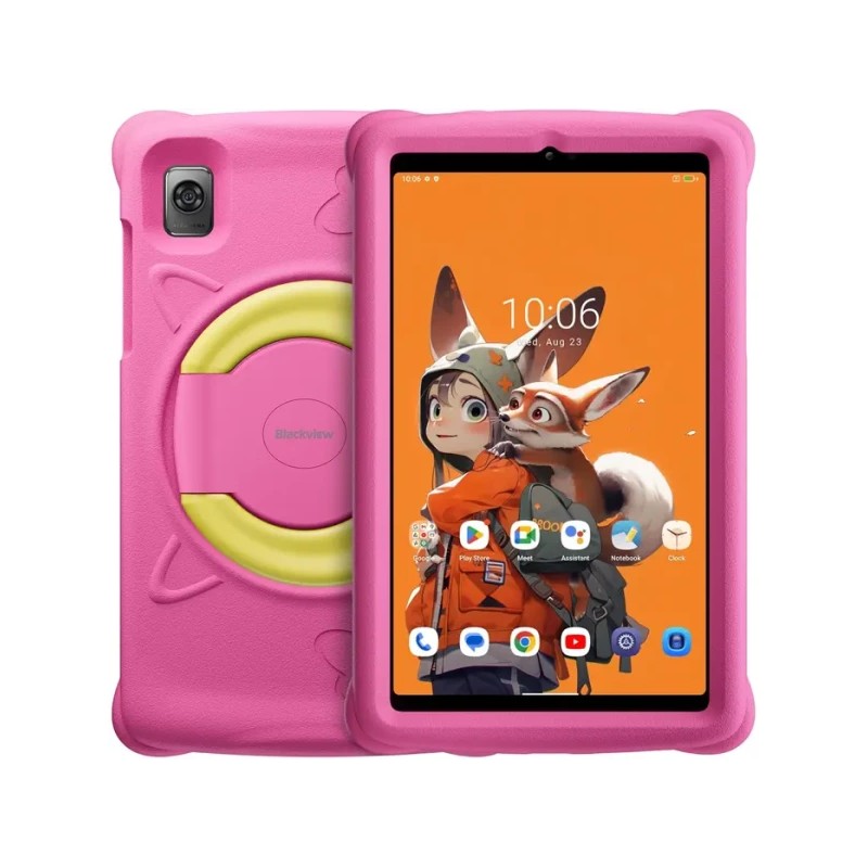 Tablet 8.68 Blackview Tab 60 kids 4G LTE 800x1340 HD IPS/4GB/128GB/8MP-5MP/Android 13/pink