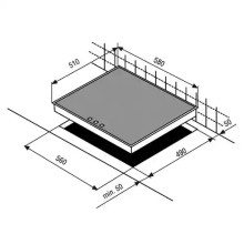 Ugradna ploča Beko HIC64502T širina 60cm/senzorske komande/keramička ploča