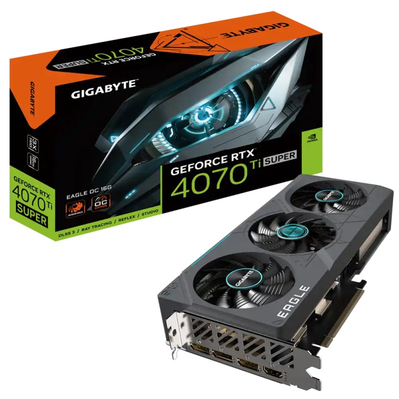 Grafička karta Gigabyte GeForce RTX 4070 Ti Super GV-N407TSEAGLE OC-16GD 16GB 192 bit 3xDP/HDMI