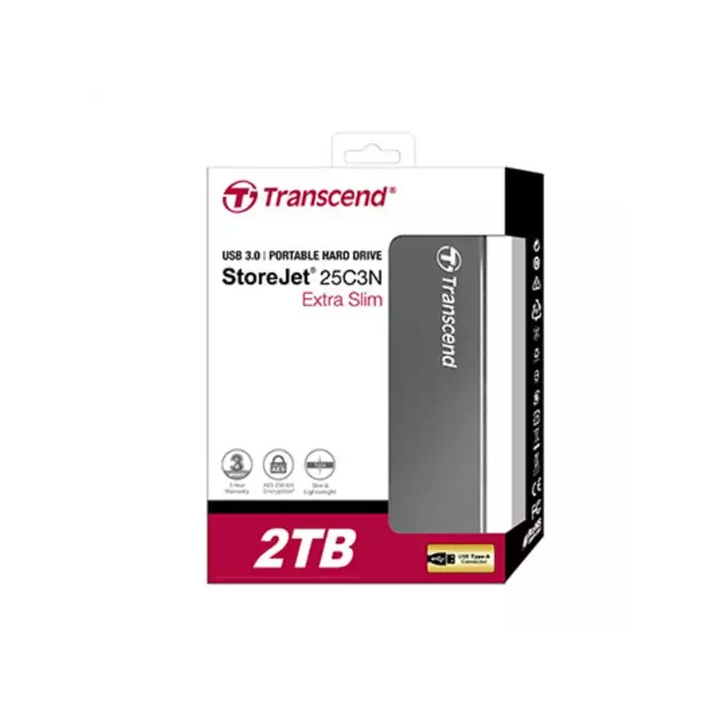 Eksterni hard disk 2TB Transcend TS2TSJ25C3N