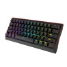 Tastatura Marvo Hecate 61R KG962 mehanička, crveni svičevi, pozadinsko osvetljenje crna