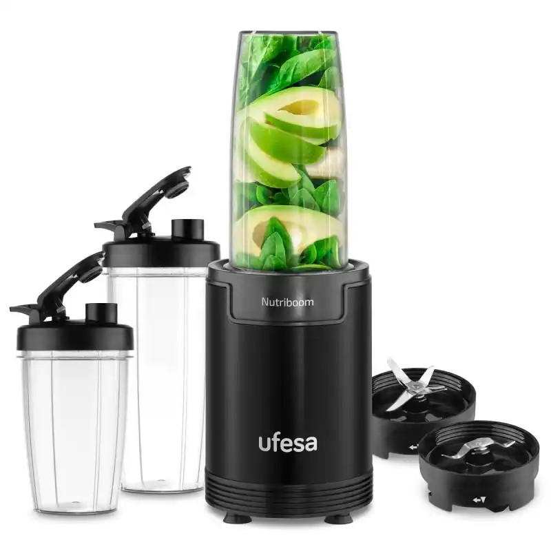 Blender Ufesa Nutriboom/crni/3 posude/snaga 900W