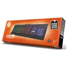 Tastatura YENKEE YKB WT200US CONQUEROR membranska, pozadinsko osvetljenje