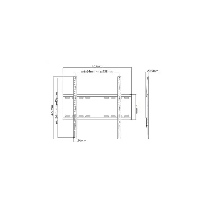 Nosač za TV Trick TRL140 32-60/max vesa 400x400/35kg/fiksni