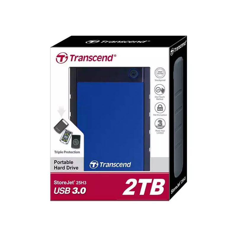 Eksterni hard disk 2TB Transcend TS2TSJ25H3B 3.0