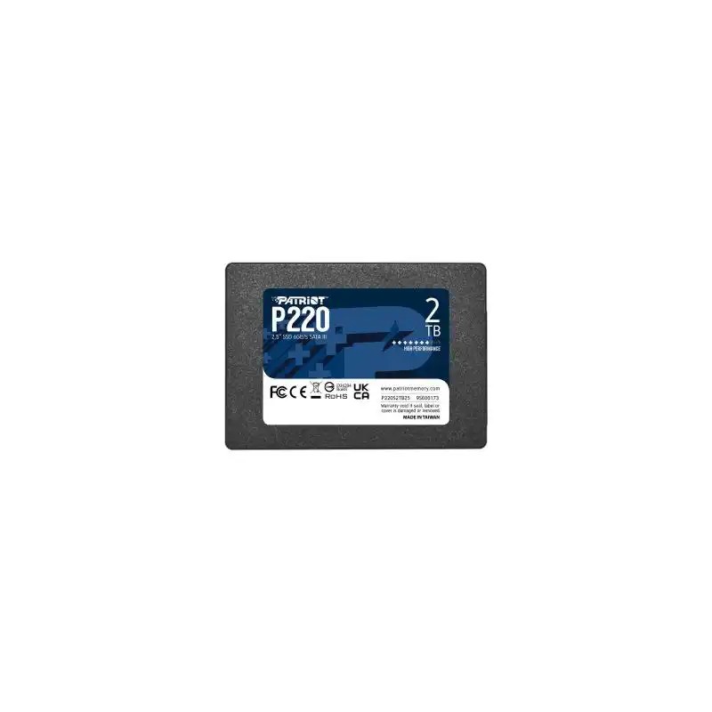 SSD 2.5 SATA3 2TB Patriot P220 550MBs/500MBs P220S2TB25