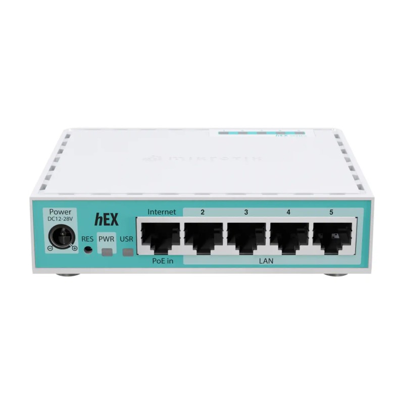 MikroTik E50UG hEX ruter sa 5 x Gigabit LAN / WAN portova 10/100/1000Mb/s + USB (Storage), ARM 64bit