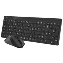 Bežična tastaura + miš A4 Tech FG2400 Air2 Fstyler YU Crna