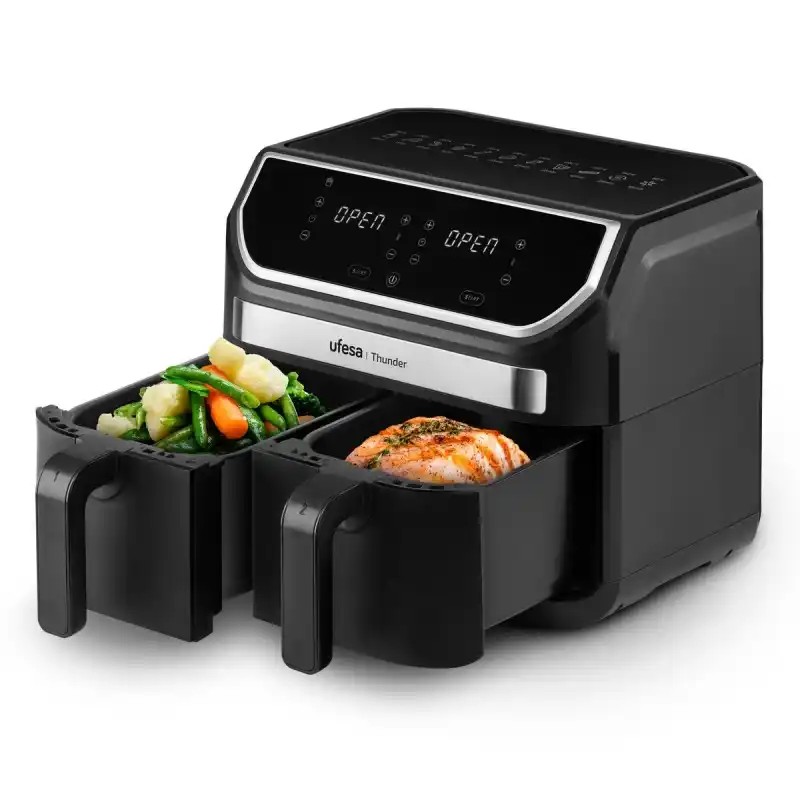 AirFryer Ufesa Thunder/bezuljna/zapremina 9l/dupla posuda AirFryer Ufesa Thunder/bezuljna/zapremina 9l/dupla posuda