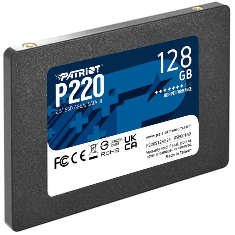 SSD 2.5 SATA3 128GB Patriot P220 550MBs/480MBs P220S128G25 SSD 2.5 SATA3 128GB Patriot P220 550MBs/480MBs P220S128G25