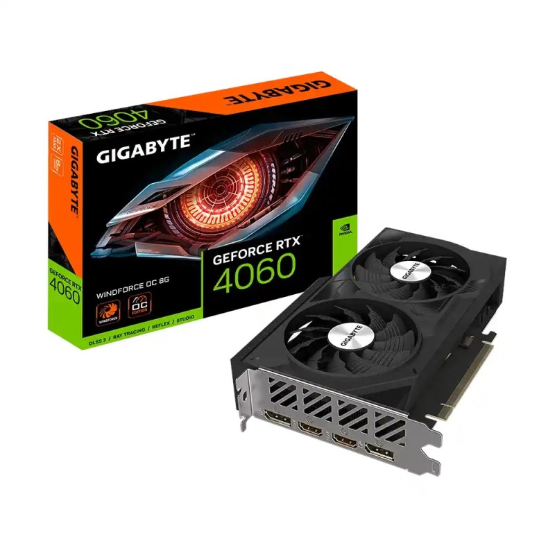 Grafička karta Gigabyte GeForce RTX 4060 GV-N4060WF2OC-8GD 8GB 128bit 2xDP/2xHDMI Grafička karta Gigabyte GeForce RTX 4060 GV-N4060WF2OC-8GD 8GB 128bit 2xDP/2xHDMI