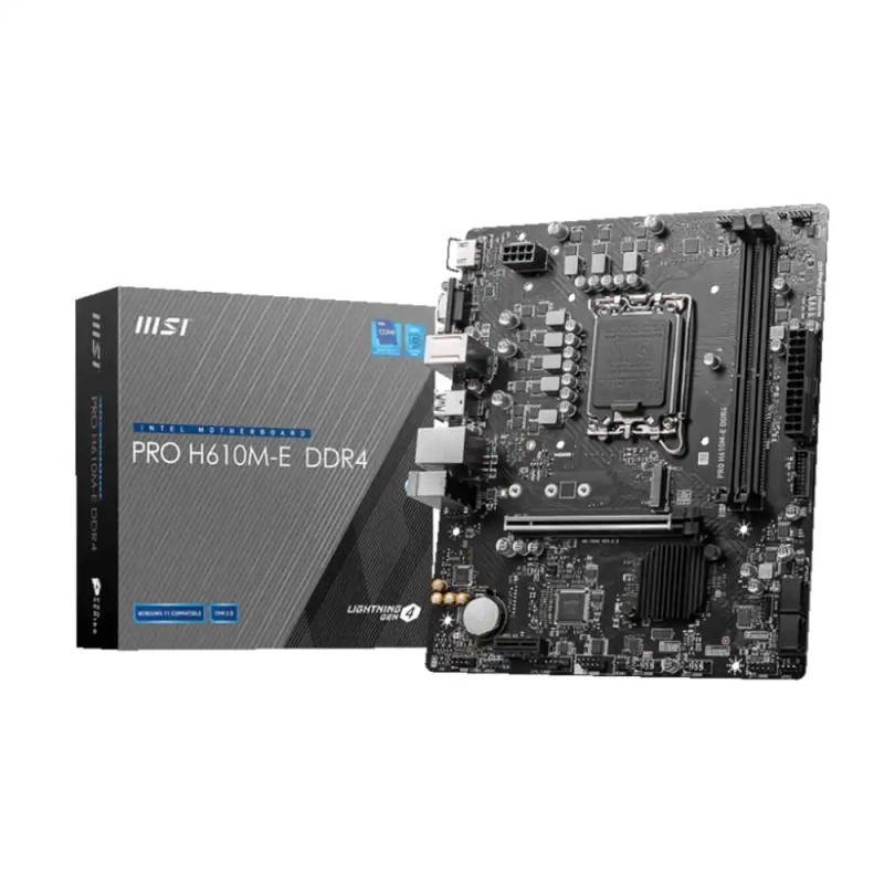 Matična ploča 1700 MSI PRO H610M-E DDR4 Matična ploča 1700 MSI PRO H610M-E DDR4