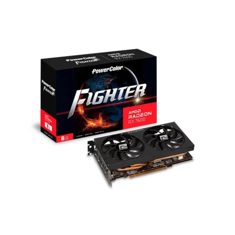Grafička karta AMD Powercolor FighterRX 7600 GDDR6 8GB 128bit 2xDP/2xHDMI Grafička karta AMD Powercolor FighterRX 7600 GDDR6 8GB 128bit 2xDP/2xHDMI