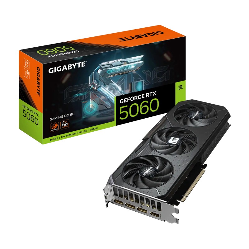 Grafička karta Gigabyte GeForce RTX 5060 Gaming OC GV-N5060GAMING OC-8GD 8GB GDDR7 Grafička karta Gigabyte GeForce RTX 5060 Gaming OC GV-N5060GAMING OC-8GD 8GB GDDR7