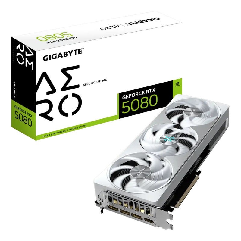 Grafička karta Gigabyte GeForce RTX 5080 16GB AEROOC GV-N5080AERO OC-16GD 16GB GDDR7 256bit3xDP/HDMI