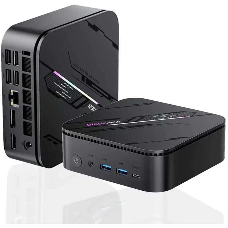 Mini PC Blackview MP100 i3-1215U 16GB/NVMe 512GB/Dual WiFi/LAN/BT/Win11 Pro