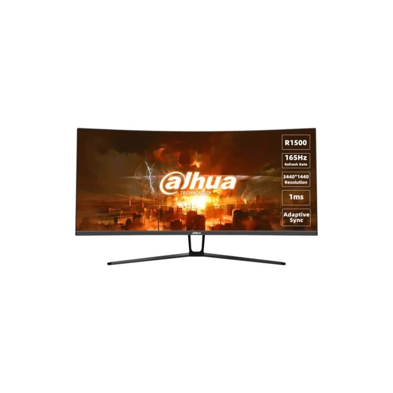 Monitor 34 Dahua LM34-E330C 3440x1440/21:9/VA/180Hz/1ms/2xHDMI/2xDP/Curved