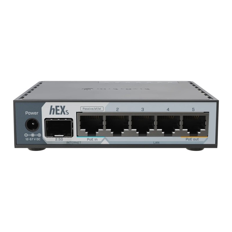 MikroTik E60iUGS hEX S ruter sa 5 x GB LAN/1 x WAN/2.5GbE SFP + USB3.0 MikroTik E60iUGS hEX S ruter sa 5 x GB LAN/1 x WAN/2.5GbE SFP + USB3.0