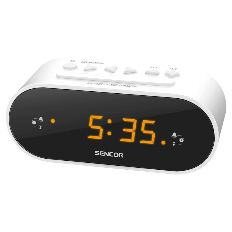 Digitalni sat sa alarmom SENCOR SRC 1100W beli Digitalni sat sa alarmom SENCOR SRC 1100W beli