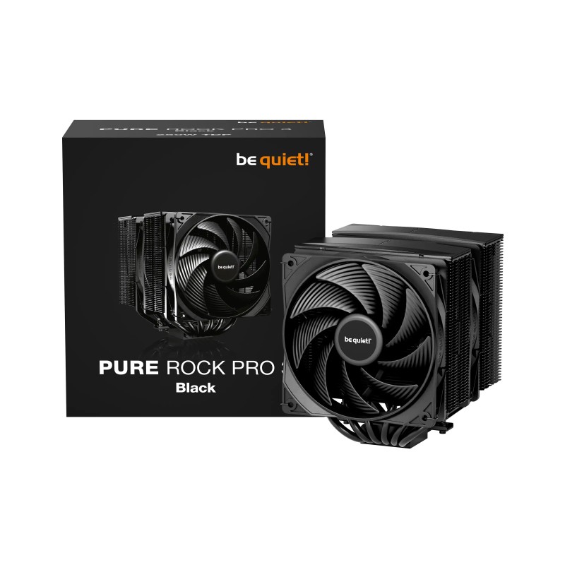 CPU Cooler Be quiet Pure Rock Pro 3 Black BK042 (AM4,AM5,1200,1700)/TDP-250W CPU Cooler Be quiet Pure Rock Pro 3 Black BK042 (AM4,AM5,1200,1700)/TDP-250W